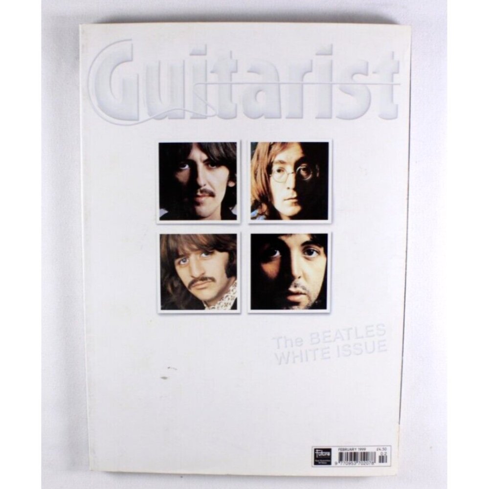The Beatles White Issue music mag, Guitarist Magazine Feb 1999 NO CD